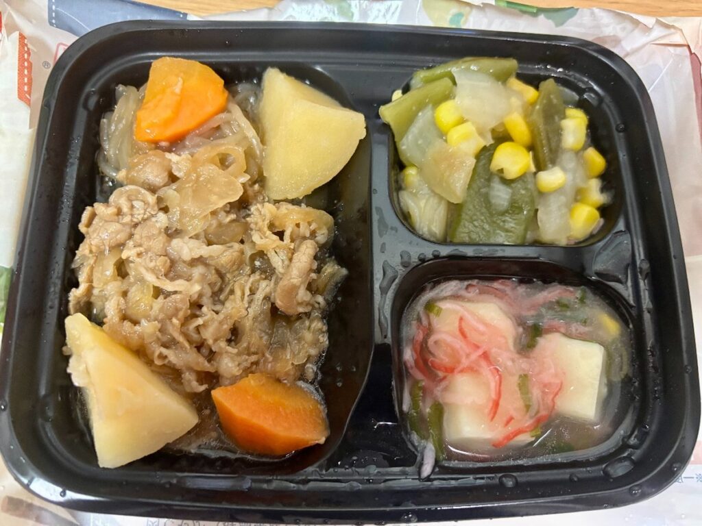 温めた肉じゃが