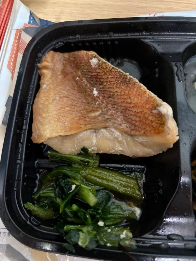 赤魚の煮付けのアップ